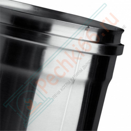 Хомут обжимной (430/0,5 мм / эмаль /600° черная) d-210 (Ferrum Blackside)