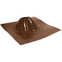 Проходка кровли Master flash №4 (д.300-450мм 890х890мм), коричневый, угловой (No name)