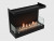 Встраиваемый биокамин Lux Fire Фронтальный 640 S