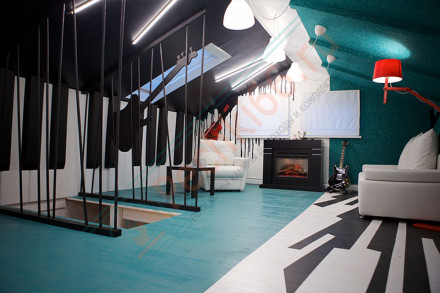 Портал Dimplex Lindos (линейный) - Серый графит (Высота 830мм)