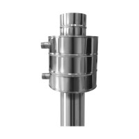 Бак для подогрева воды (НЕРЖ-439/0,8мм) 8 л, d-115 (Дымок)