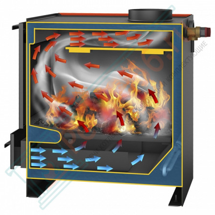 Твердотопливный котел СТЭН mini 7 терракот (Стэн) 7 кВт