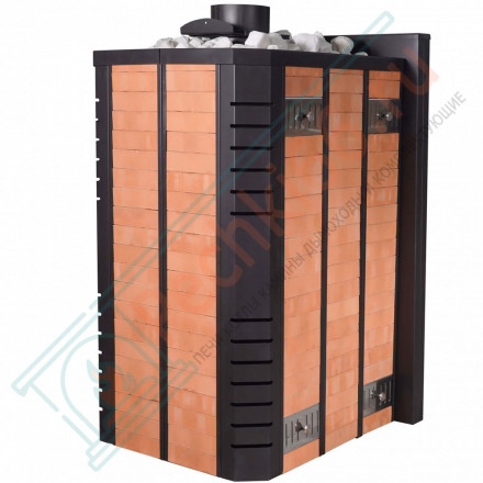Печь для русской бани № 06МК-20 в кирпичном кожухе (Тройка) до 20 м3