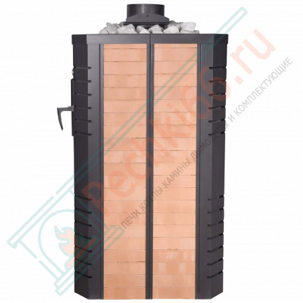 Печь для бани МП-20 с парогенератором, в кирпичной облицовке (Тройка) до 20м3