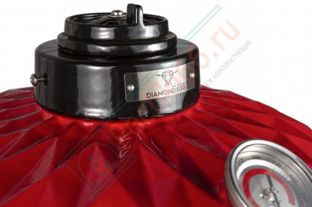 Керамический гриль Diamond Egg XL красный