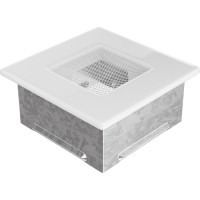 Решётка вентиляционная каминная белая 110х110 11B (Kratki)