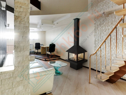 Биокамин GOOD FIRE Куб 850 (LuxFire)