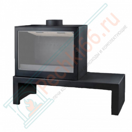 Чугунная печь-камин LCI 7 GF Table (Liseo Castiron) до 280 м3