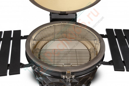 Керамический гриль Diamond Egg XL серый