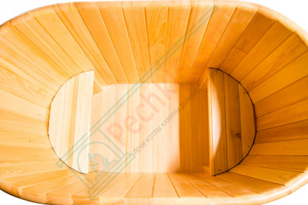 Купель кедровая овальная 78х100х120 (НКЗ)