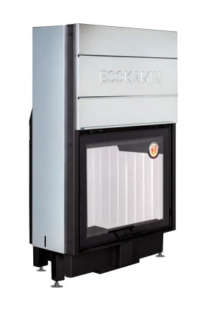 Каминная топка Вега 800 P подовое горение принтинг (Экокамин)