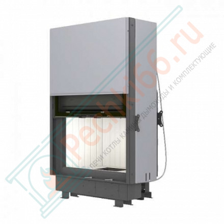 Топка Вега 800 PB подовое горение принтинг черный шамот (Экокамин)