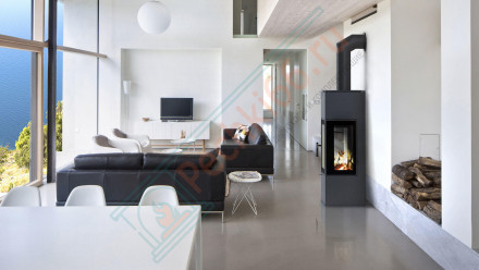 Печь-камин THOR 8 VIEW (Kratki)