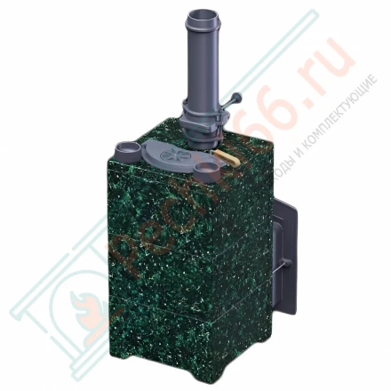 Чугунная печь Авангард ЗК 25 (П2) Классика Серпентинит (ТехноЛит)