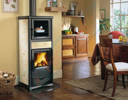 Печь с варочной поверхностью TermoRossella Plus Forno D.S.A, цвет бежевый (La Nordica)