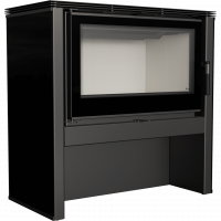 Печь-камин JUNO/12/C, черный (Kratki)