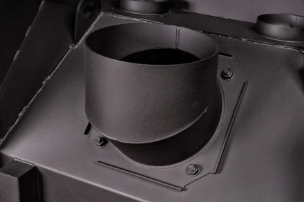 Каминная топка Дельта 1000 KB три стекла черный шамот (Экокамин)