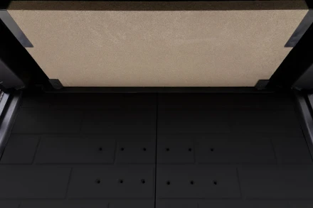 Каминная топка Дельта 1000 KB три стекла черный шамот (Экокамин)