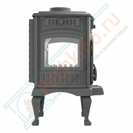 Печь-камин отопительная ПМЧ-13С, с патиной (Сибирский ЖАР)