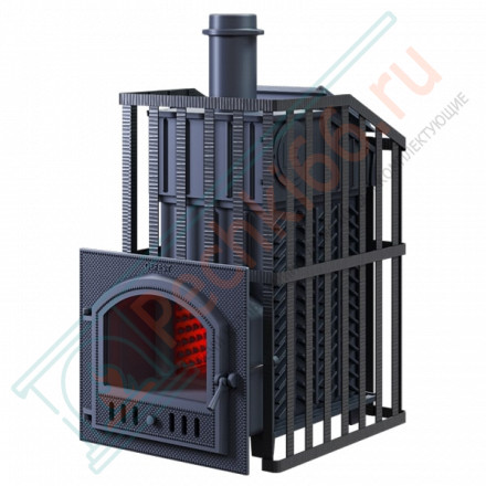 Чугунная печь для бани Гефест GFS-ЗК 18 (П) Ураган (ТехноЛит)