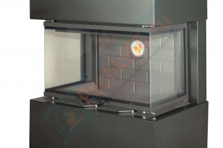 Камин Родос 800 белый шамот (ЭкоКамин)