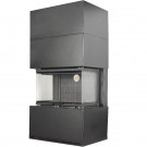 Камин Родос 800 черный шамот (ЭкоКамин)