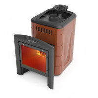 Печь для бани Гейзер Мини 2016 Inox Витра ЗК терракота (T.M.F) до 12 м3 Печь для бани Гейзер Мини 2016 Inox Витра ЗК терракота (T.M.F) до 12 м3
