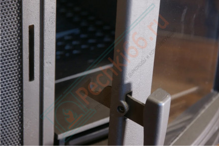 Печь для бани Атмосфера М+, усиленная каменка, сетка нержавейка (ProMetall)