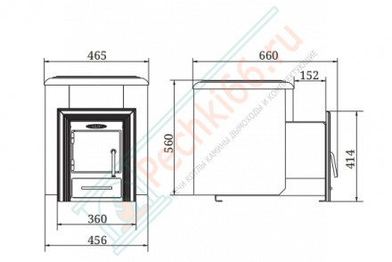 Печь для бани Степанида (T.M.F) до 18 м3