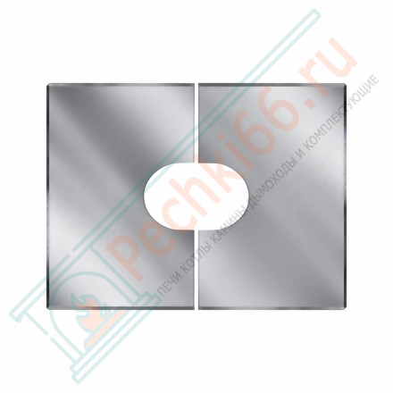 Фланец разрезной 21/32º без изол 720х830 на трубу V50R (AISI-304/0,5) d-120/220 (Вулкан)