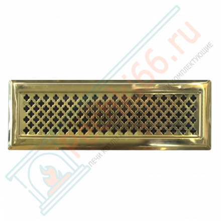 Каминная решетка 195х60, латунь (Megaprom)