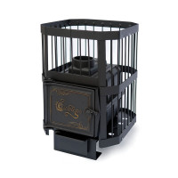 Чугунная печь для бани Сибирь-15, без выносного топочного канала (НМК)