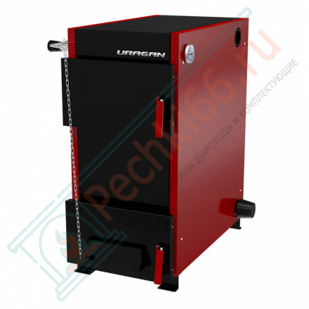 Котел твердотопливный Uragan Prof (Термокрафт) 34 кВт