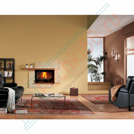 Каминная топка с водяным контуром Focolare 80 Crystal Idro D.S.A (La Nordica)