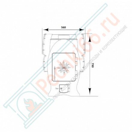 Банная печь Емеля Плюс (Царь-Печи)