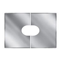 Фланец разрезной33/45º без изол 720х945 на трубу V50R (AISI-304/0,5) d-115/215 (Вулкан)