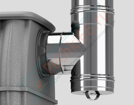 Чугунная печь Бахта, черная (ProMetall)