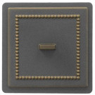 Дверца прочистная чугунная 237, бронза (Везувий)