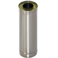 Сэндвич труба для дымохода L=1.0 м (НЕРЖ-439/1,0-ОЦИНК/0,5) d-130/200 (УМК) Сэндвич труба для дымохода L=1.0 м (НЕРЖ-439/1,0-ОЦИНК/0,5) d-130/200 (УМК)