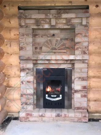 Печь для русской бани № 06-МП 03 под обкладку, с парогенератором (Тройка) до 36 м3