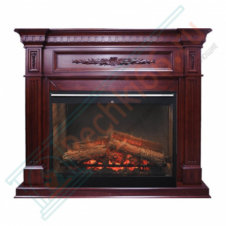 Каминокомплект Luxemburg - Темная вишня с очагом Symphony 30'' DF3020-INT