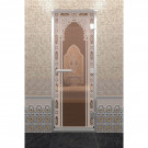 Стеклянная дверь DoorWood «Хамам Восточная Арка Бронза» 2000х800 (по коробке) Стеклянная дверь DoorWood «Хамам Восточная Арка Бронза» 2000х800 (по коробке)