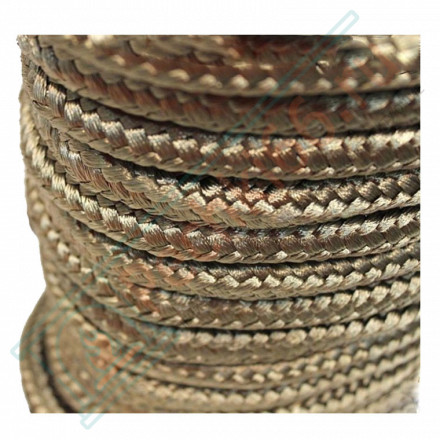 Шнур термостойкий, базальтовый круглый 2м. d=6мм. до +700 C° (Россия)