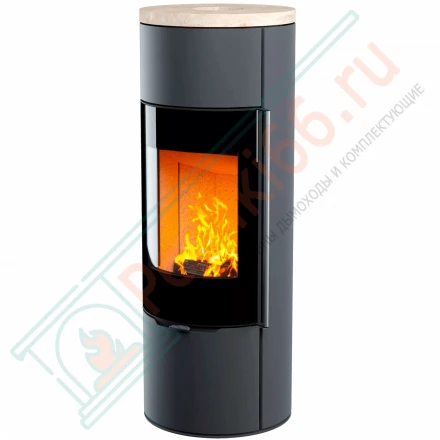 Печь камин R1.0 L Plus с круглой задней стенкой и высотой 1350 мм (Астов)