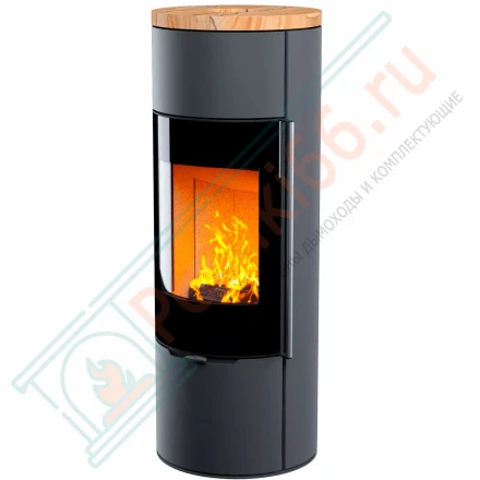 Печь камин R1.0 L Plus с круглой задней стенкой и высотой 1350 мм (Астов)