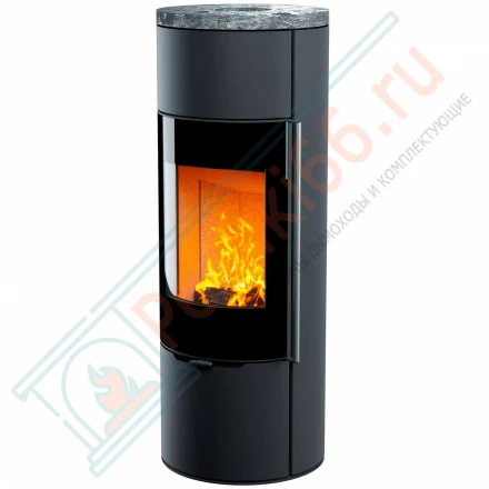 Печь камин R1.0 L Plus с круглой задней стенкой и высотой 1350 мм (Астов)