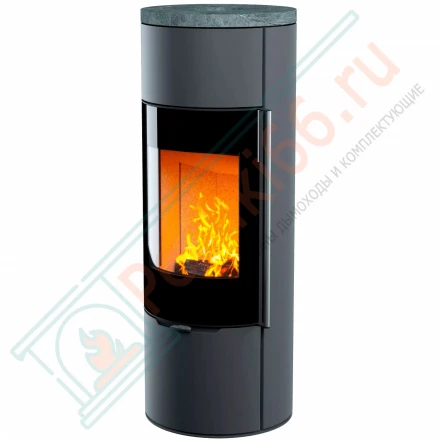 Печь камин R1.0 L Plus с круглой задней стенкой и высотой 1350 мм (Астов)