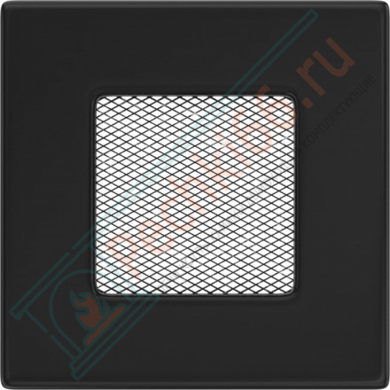 Решётка вентиляционная каминная черная 110х110 11C (Kratki)