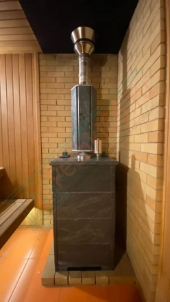 Печь для бани Сочи ИзиСтим в талькохлорите, (монтаж 11.2024)
