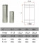 Труба прямая L=250 без изол (НЕРЖ-439/0,8) d-120 (Дымок)